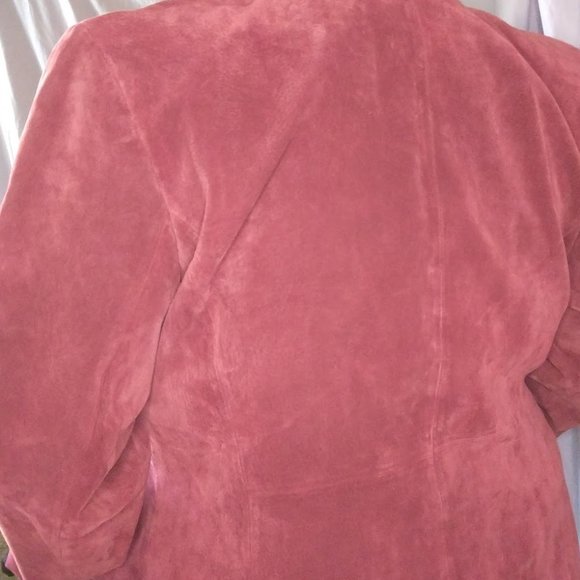 SIENA SUEDE LEATHER MAROON RED BURGUNDY FORMAL - Picture 5 of 6